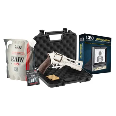 CO2 Chiappa RHINO 50DS + CO2 + Billes + Cible + Mallette - Bazooka