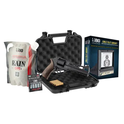 CO2 Chiappa RHINO 60DS + CO2 + Billes + Cible + Mallette - Bazooka