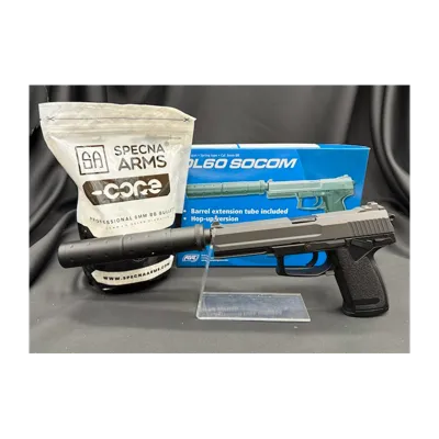 "Pack Prêt Tirer" Pistolet DL60 Socom Ressort - ASG