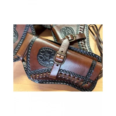 Ceinture Cuir 2 Pistolets - Fuentes