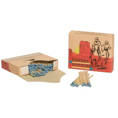 Lot de 5 Boîtes de 100 Allumettes Cowboy - Bazooka