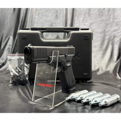 "Pack Essentiel Prêt à Tirer" Glock 17 Gen5 Calibre 43 Prêt a Tirer (Munitions Caoutchouc x50 + 5x CO2) - Umarex