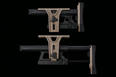 TAC-41A2 Aluminum Picatinny Stock - Silverback