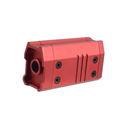 Garde Main Silencieux Rouge Court 70mm - ACTION ARMY