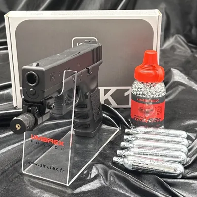 Prêt à Tirer Pistolet Glock 19 - CO2 - Billes Acier 4,5mm - Umarex