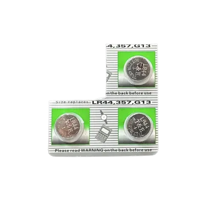 Plaquette de 3 Piles LR44 (357-G13) - Bazooka