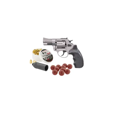 Défense Revolver VIPER 2.5'' + Munitions - Fumé 9mm R - Ekol