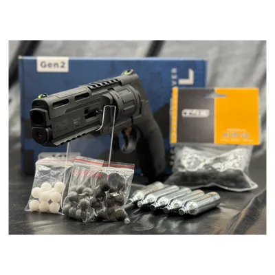 "Méga Offre" "Pack Découverte Prêt a Tirer" Revolver T4E Tr 50L Gen.2 Laser Integre cal 50 - 13 J - Umarex