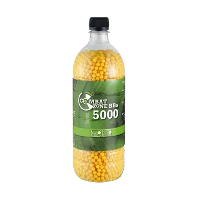 Billes BBs Combat Zone Jaune 0.12g Bouteille x5000 - Umarex