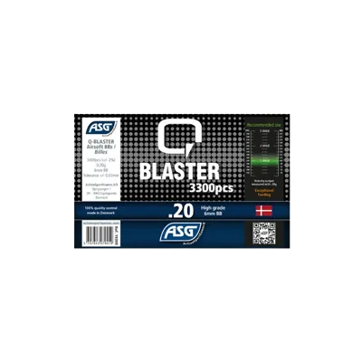 Billes 0.20g Q Blaster en Bouteille de 3300 " " - ASG
