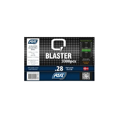 Billes 0.28g Q Blaster en Bouteille de 3300 " " - ASG
