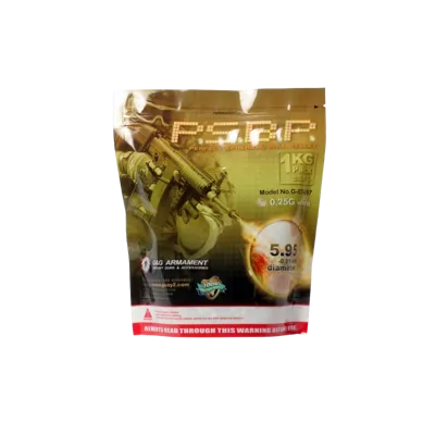 Billes 0.25g Perfect en Sachet de 1kg " " - G&G Armament