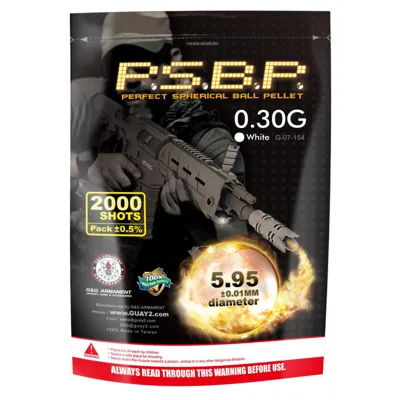 Billes 0.30g Perfect en Sachet de 2000 " " - G&G Armament