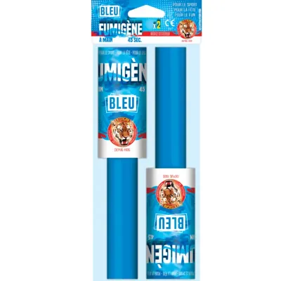 2x Fumigène à Main - "Le Tigre"- Fumée Épaisse 45 Secondes