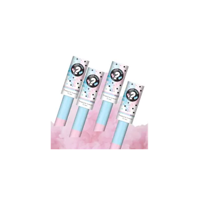 4x Fumigène à Main Rose "Spécial Baby Shower Fille" - "Le Tigre"- Fumée Épaisse 45 Secondes
