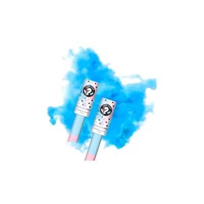 2x Fumigène à Main "Spécial Baby Shower Garçon" - "Le Tigre"- Fumée Épaisse 45 Secondes