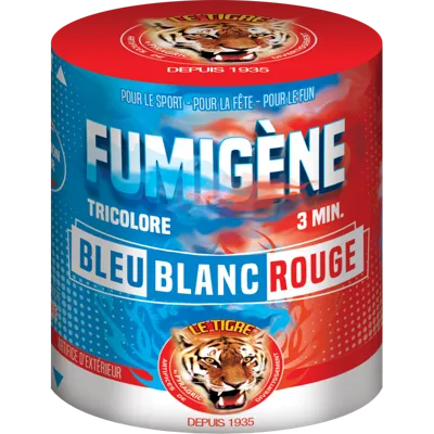 Fumigène Tricolore en Pot -Blanc/Rouge - 3 Minutes