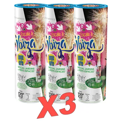 Feu D’artifice Escale à Ibiza - Lot de 3 - Bazooka
