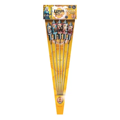 Feu D'artifice - Fusées " Arwen " Hyper Puissantes x5 Pièces - Bazooka