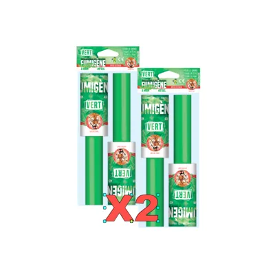 4x Fumigène à Main - "Le Tigre"- Fumée Épaisse 45 Secondes - Bazooka