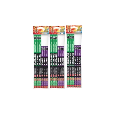 Lot de 3 Sachet de 6 Artifice Mix Chandelles 5 et 10 Boules - Bazooka
