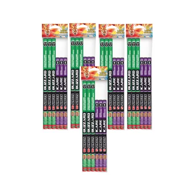 Lot de 5 Sachet de 6 Artifice Mix Chandelles 5 et 10 Boules - Bazooka