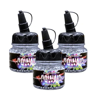 3x Biberons de 1500 Billes ACIER BB - cal 4.5 - Powair