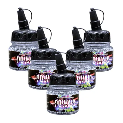 Mega Promo - Pack de 5x Biberons de 1500 Billes Acier BB - cal 4.5 - Powair