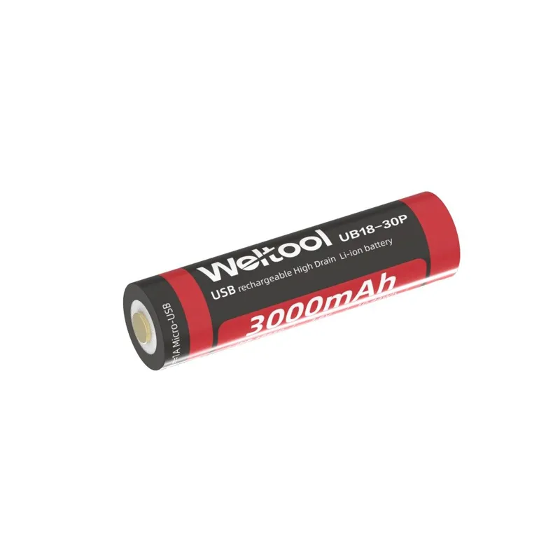 UB18-30P 18650 High Drain 10A 3000mAh USB Rechargeable LI-ION Battery