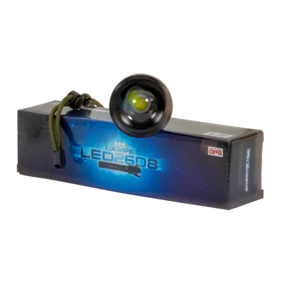 Lampe LED2608 - Torche Zoom 3 Modes 2000-10000 Lumens - Bazooka