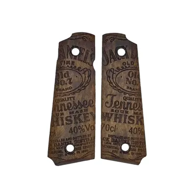 Plaquettes Bois PT1911 Jack Daniel's - Bazooka