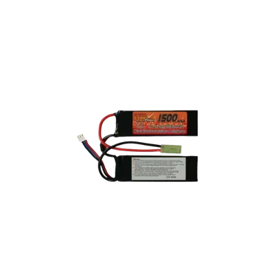 Batterie Li-Po 7.4V 1500mAh 2 Sticks (Gardemain) - Bazooka