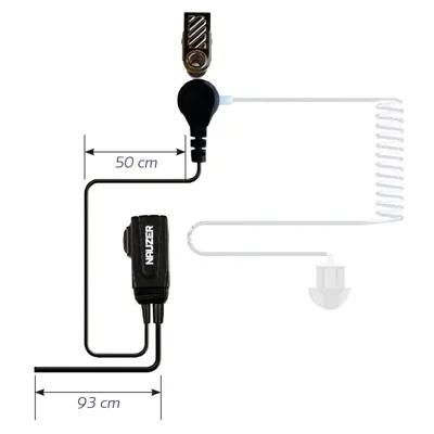 Nazuzer Micro-Auricular Tubular PTT MATRA Tetrapol G2