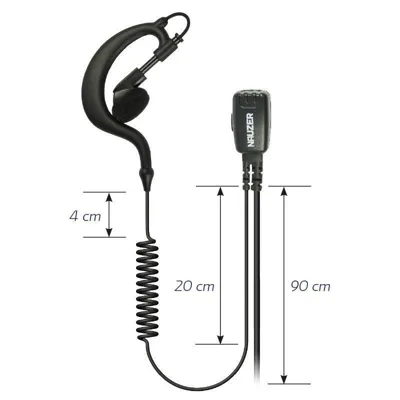 Nauzer Micro-Auricular Orejera PTT ICOM