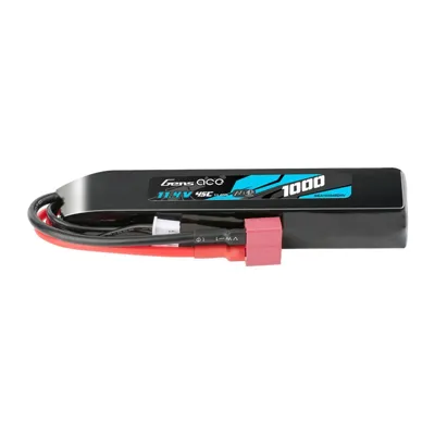 Batterie LIPO Gens Ace 1000mAh – 45C – 11.4V Hv – Connecteur Deans T - Bazooka