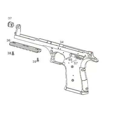 Body CM.121 Desert Eagle Part:34&37 Origine (Reconditionné) - Cyma