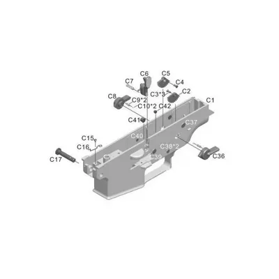 Scar-L Lower ABS Part: C1 (Reconditionné) - Star