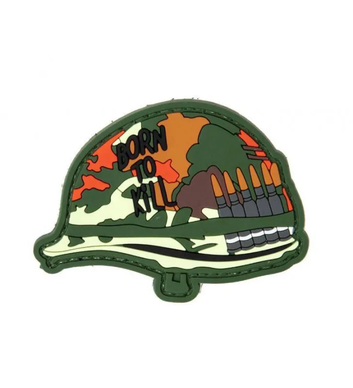 GFC Tactical Patch 3D Born to Kill Helmet 75x50mm