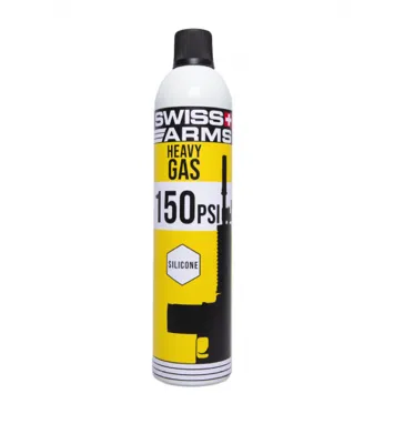 Gaz 150 PSI Lubrifié 600ml - Swiss Arms