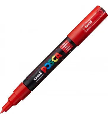 PC-1MC Pointe Extra Fine Rouge - Posca