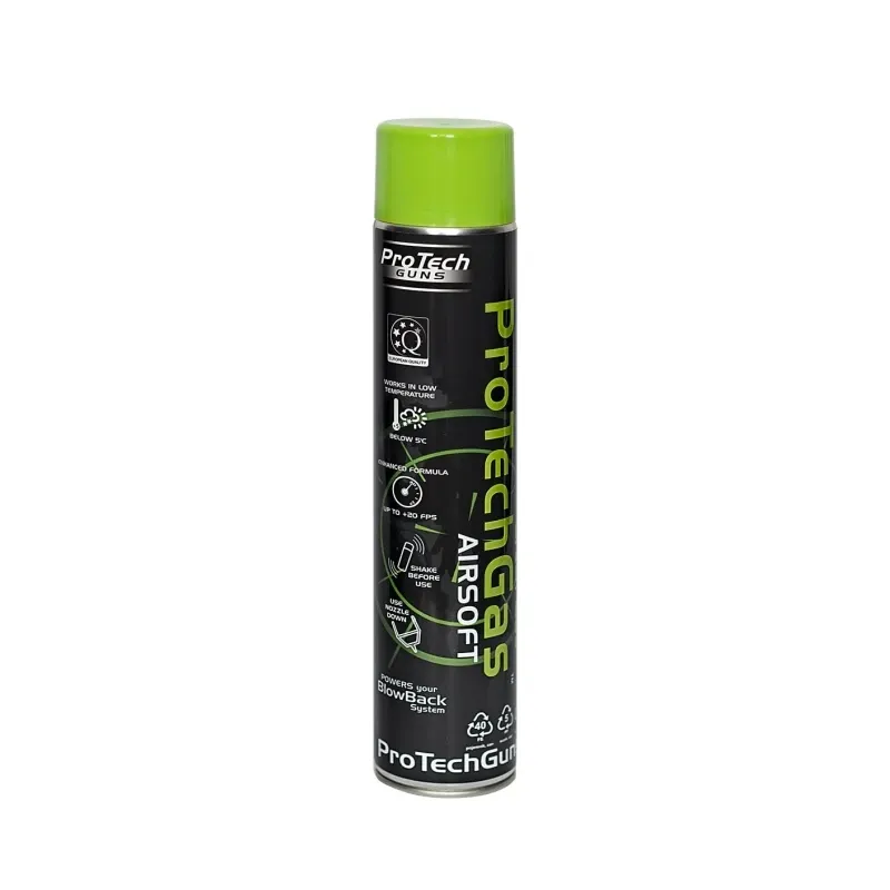ProTech Guns ProTech Gaz 130PSI Lubrifié 750/1000ml 375g · Verde / OD