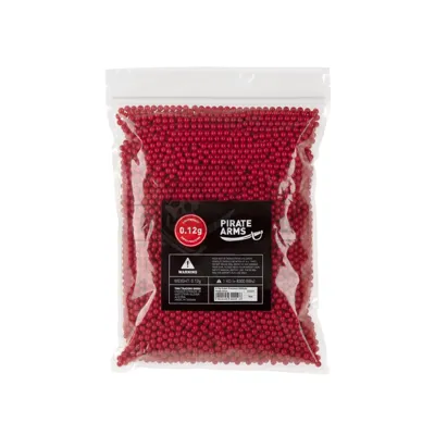 Billes 0.12g x8300 Rouge - Pirate Arms