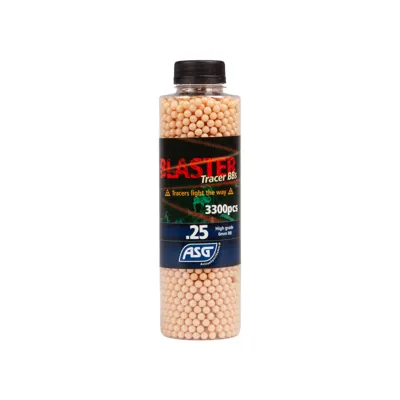 Billes Traçante 0.25g x3300 Rouge - Blaster