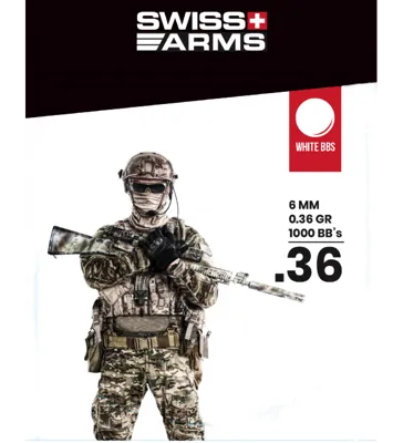 Billes 0.36g x1000 - Swiss Arms