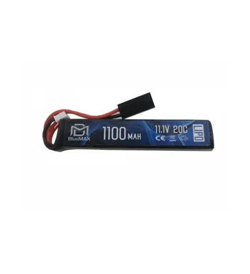 LIPO 11.1V 1100mAh Mini Tamiya 20C Stick - BlueMax