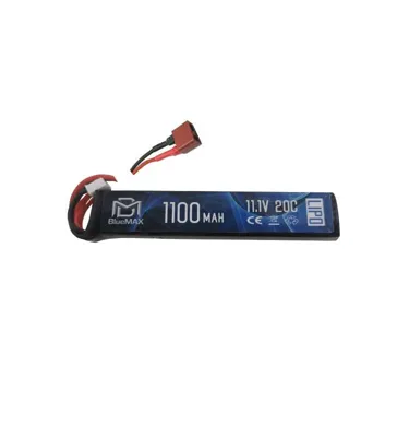 LIPO 11.1V 1100mAh Dean 20C Stick - BlueMax