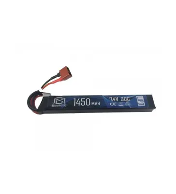 LIPO 7.4V 1450mAh Dean 30C Stick - BlueMax