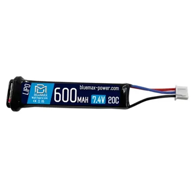 LIPO 7.4V 600mAh 20C - BlueMax