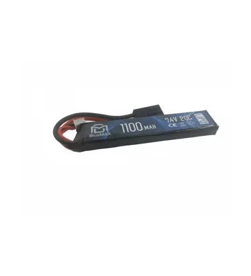LIPO 7.4V 1100mAh Mini Tamiya 20C Stick - BlueMax