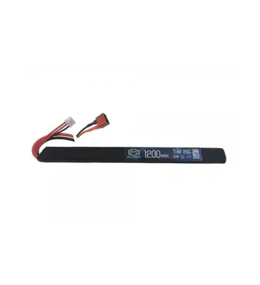 LIPO 7.4V 1200mAh Dean 20C Stick - BlueMax